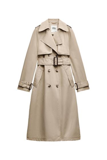 ZW COLLECTION TRENCH COAT WITH BELT