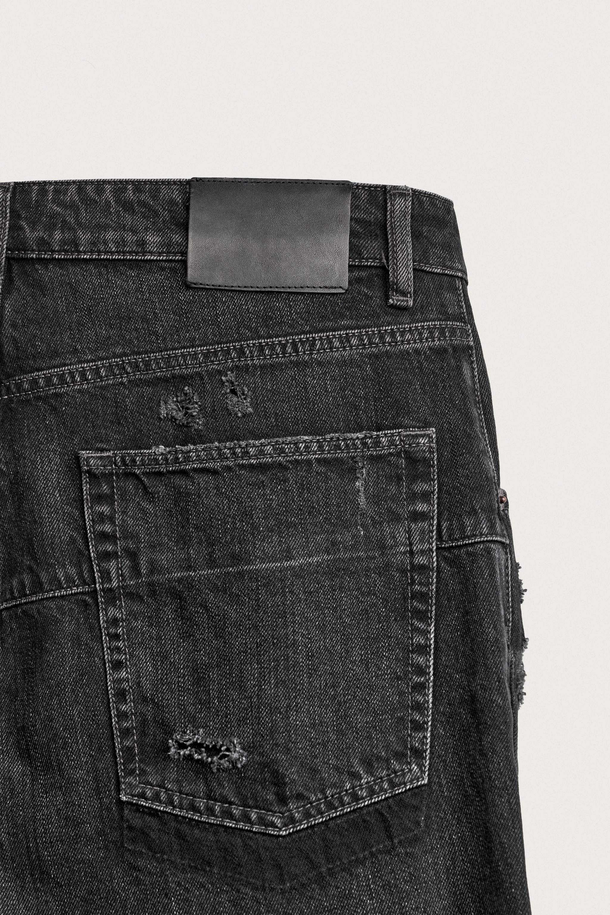 SEAMED FLARE FIT JEANS