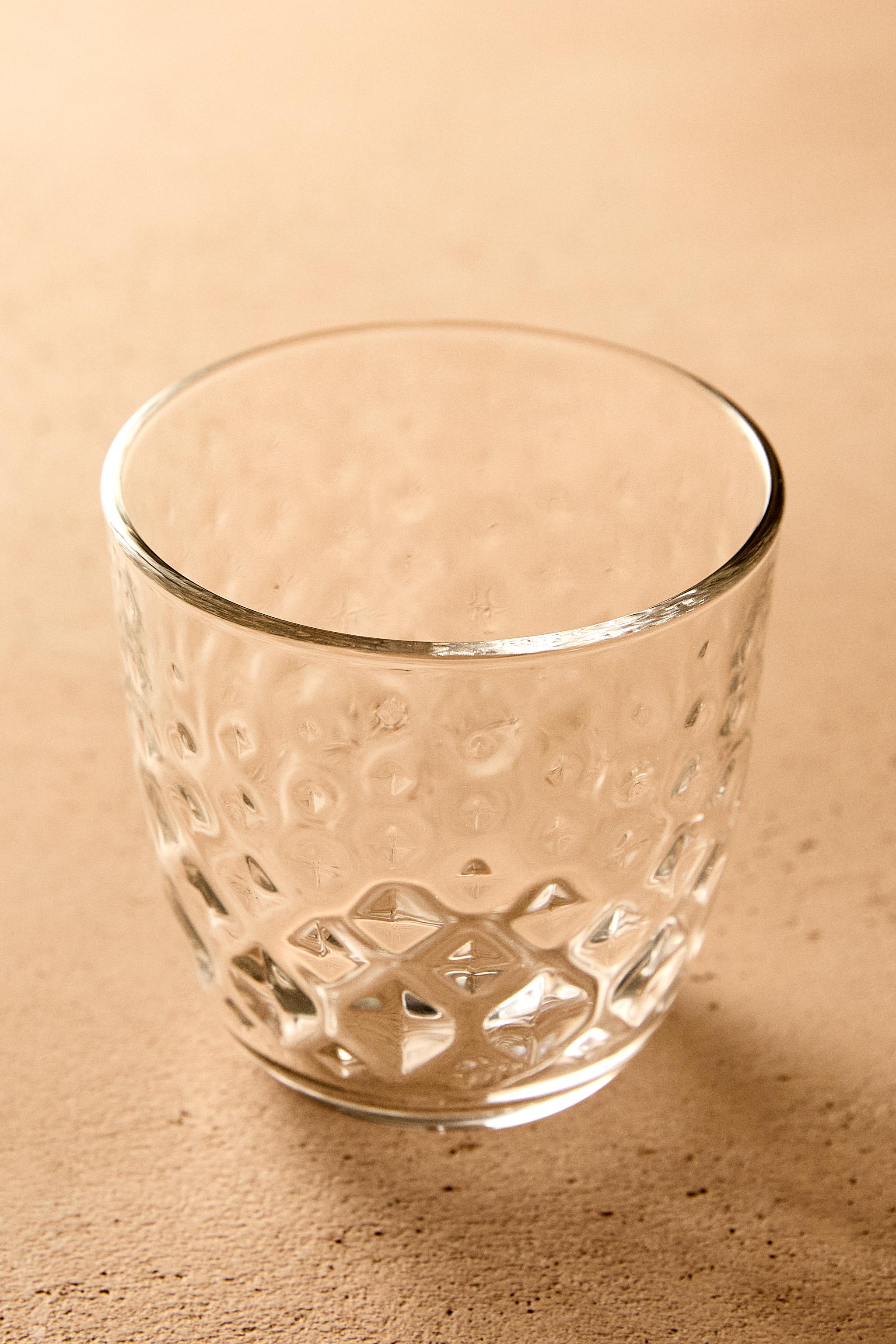 VERRE MOTIF RELIEF