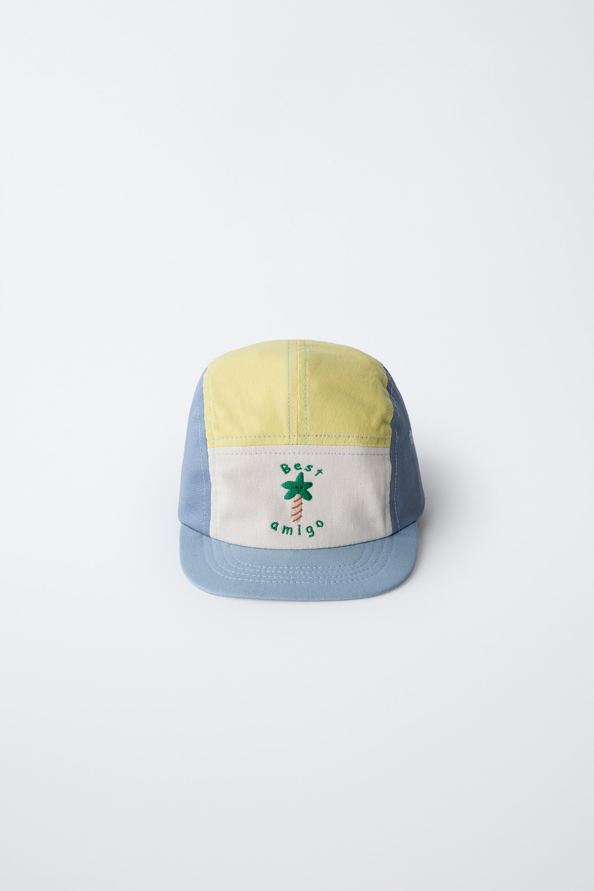 帽子 soorploom Canary Cap M COLOUR BLOCK PALM EMBROIDERED CAP - Multicoloured | ZARA United