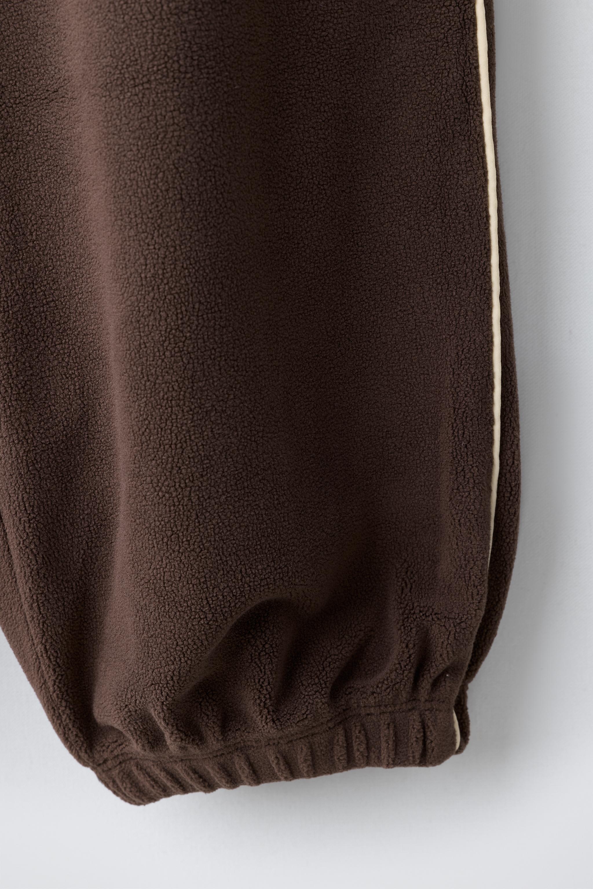 PANTALON POLAIRE LISERÉ CONTRASTE