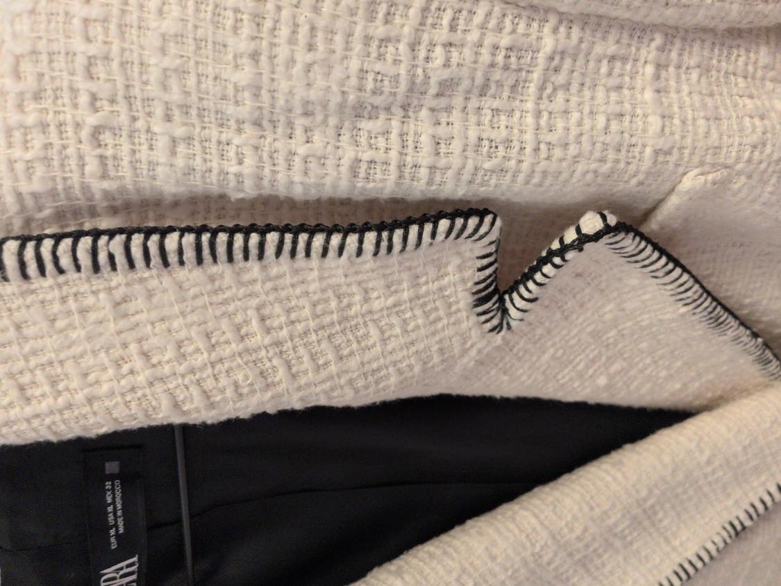 DOUBLE-BREASTED BLAZER WITH TOPSTITCHING - Image 3