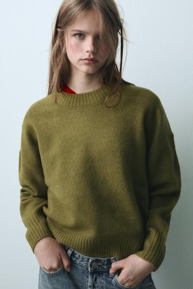 SOFT KNIT JUMPER - Oil by Zara