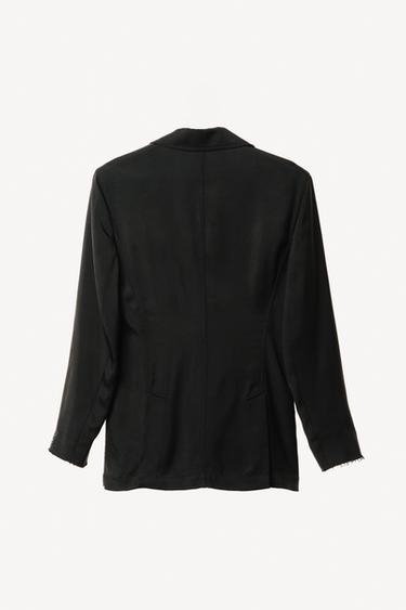 FLUID POCKET BLAZER WILLY CHAVARRIA X ZARA - Black by Zara - Image 3