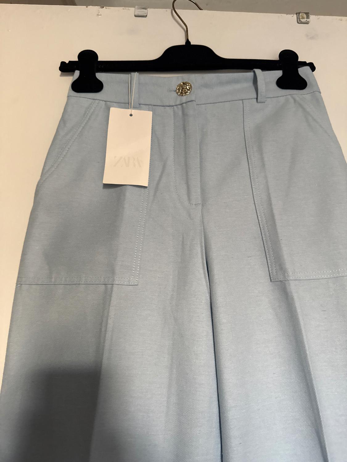STRAIGHT LEG PANTS WITH METAL BUTTON - Image 4