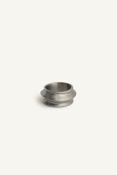 BAGUE SCULPTURALE - Argent foncé de Zara