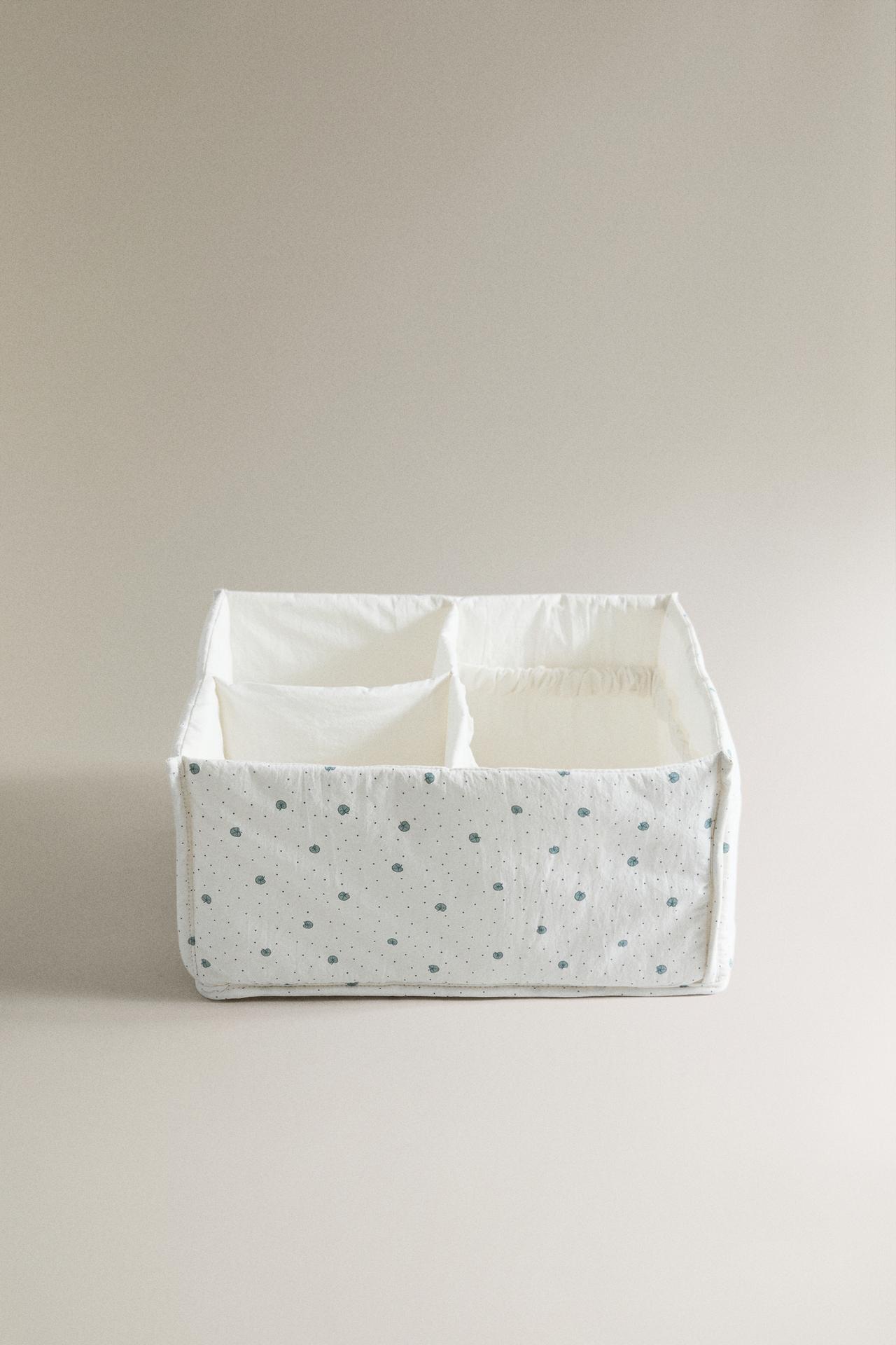 BABY COTTON LEAF ORGANIZER — Ecru