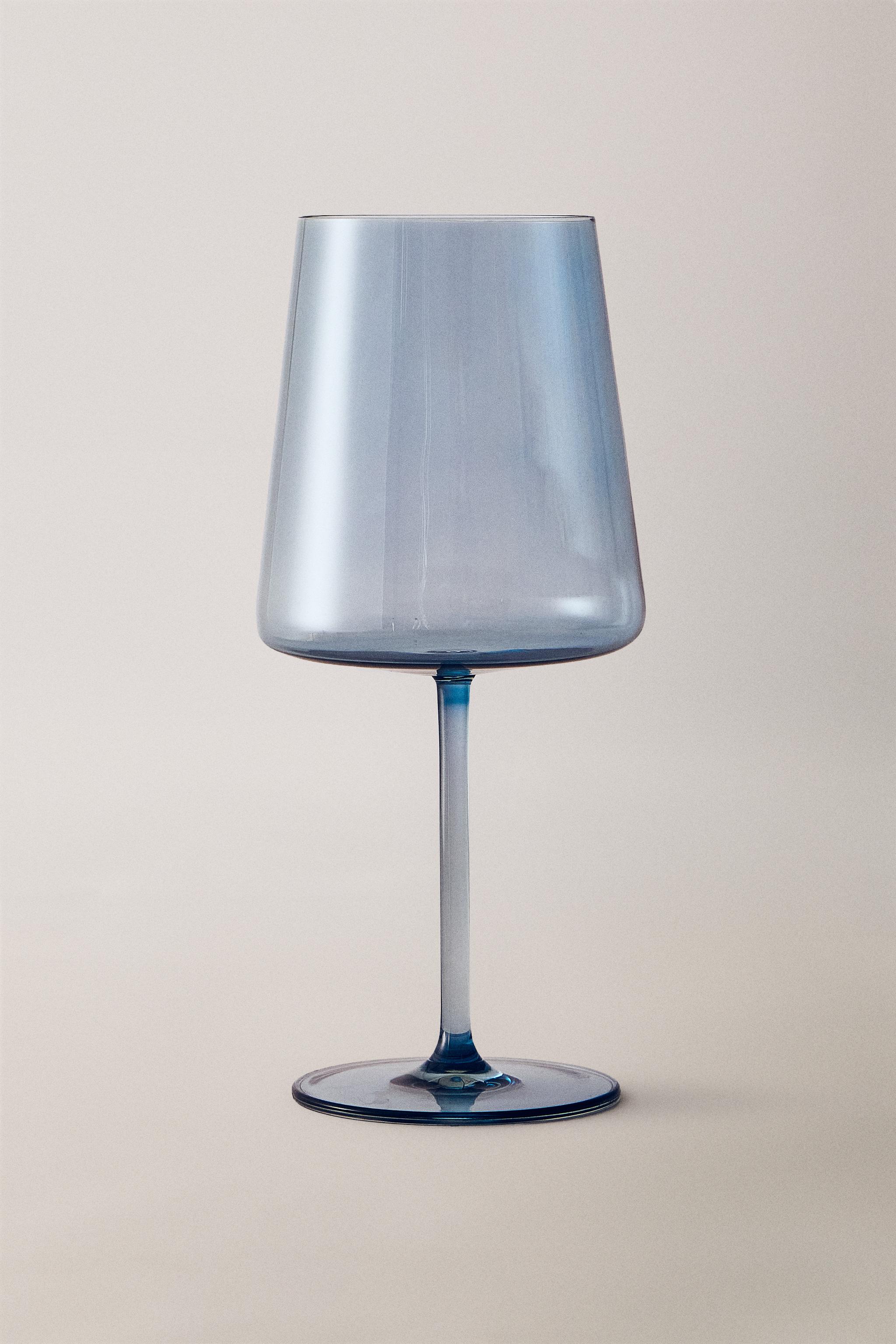 CONICAL CRYSTALLINE GLASS — Blue