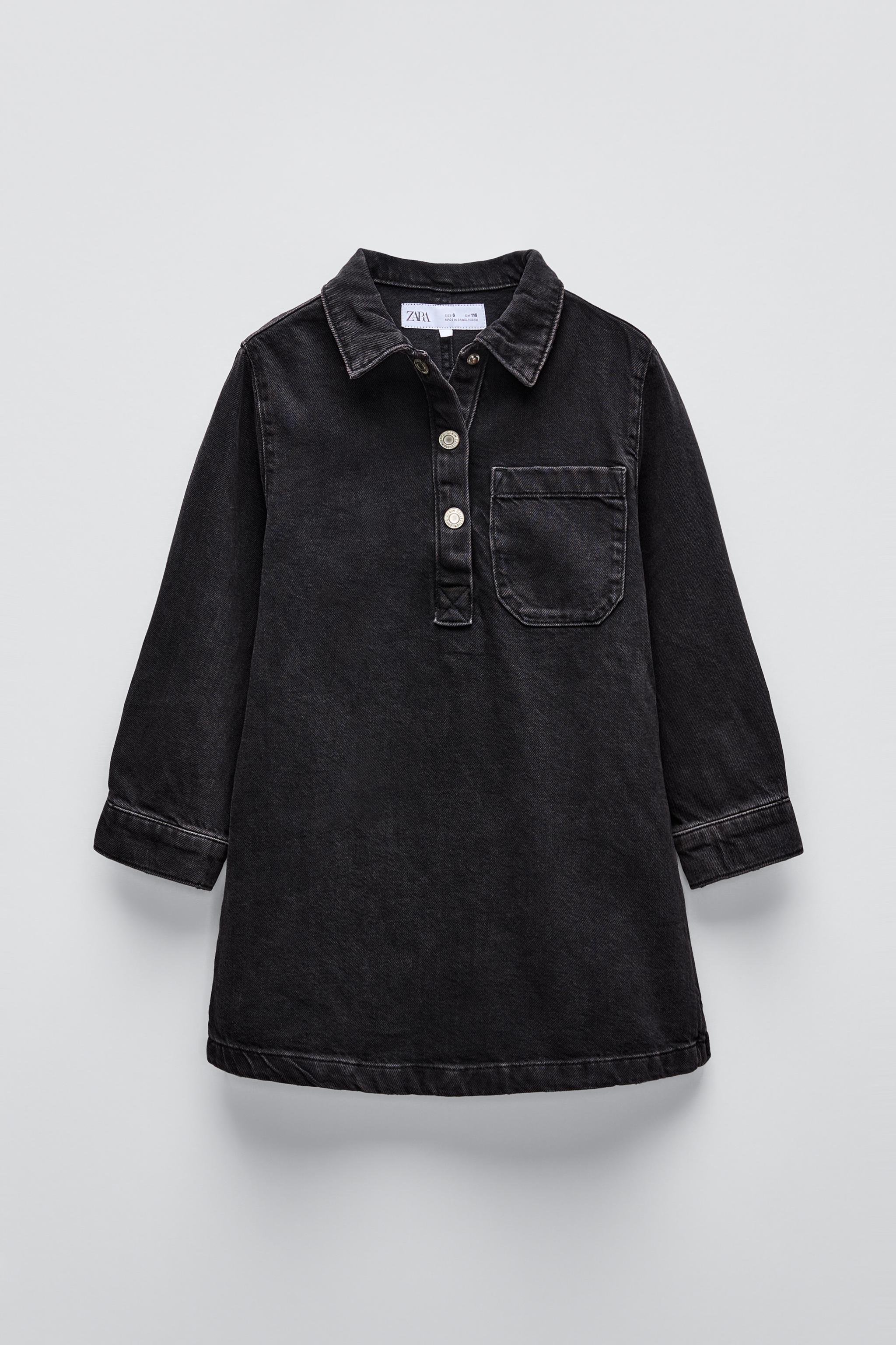 Cheapest Zara Girls Denim Hooded Dress