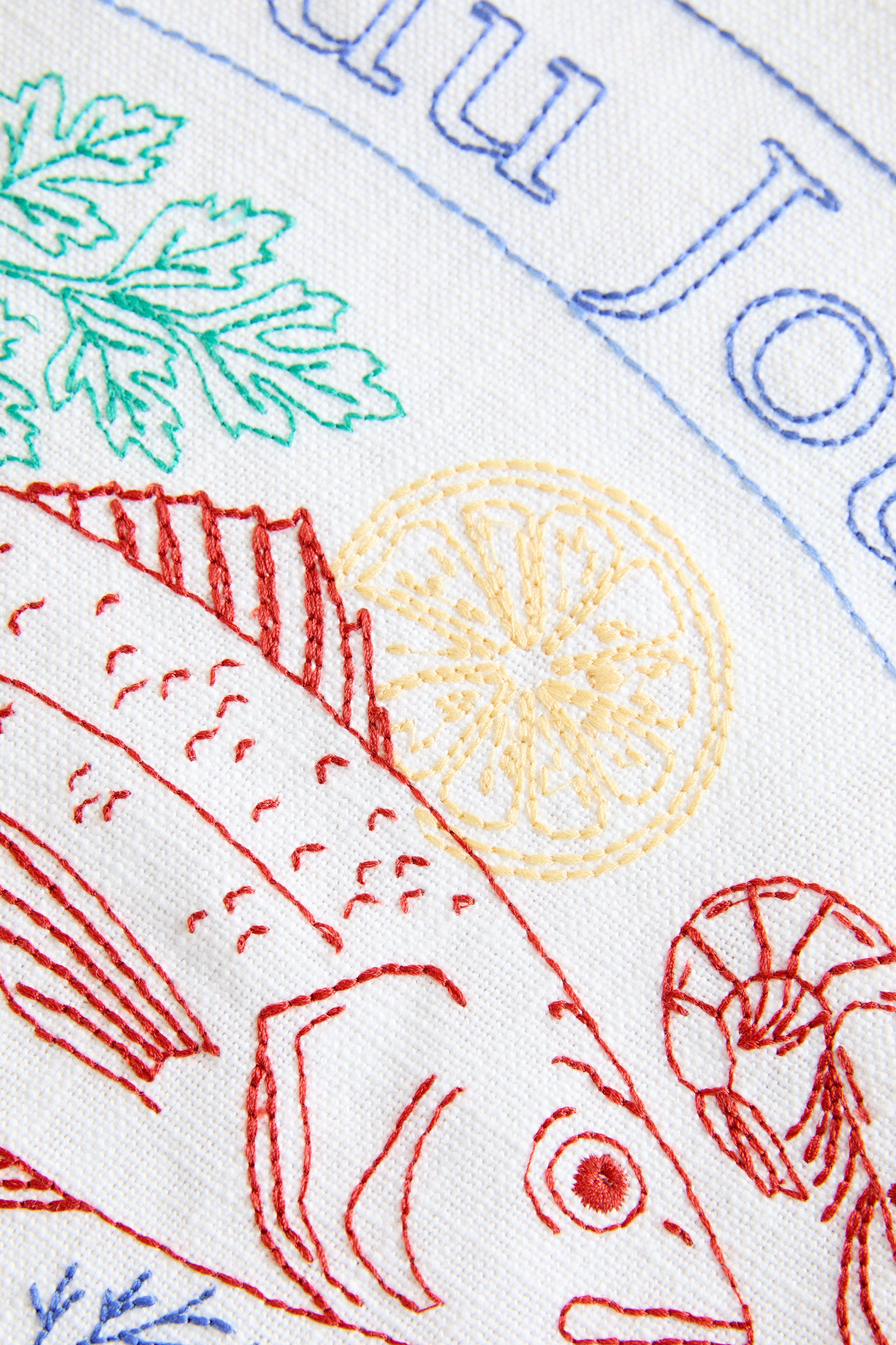 Zara EMBROIDERED FISH PLACEMAT — фото 4