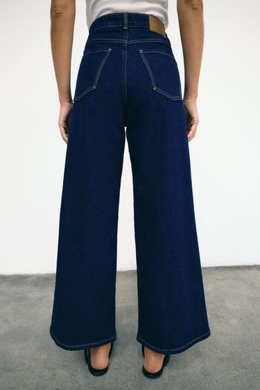 JEAN Z1975 JUPE-CULOTTE TAILLE HAUTE CONFORT - Bleu de Zara - Image 5