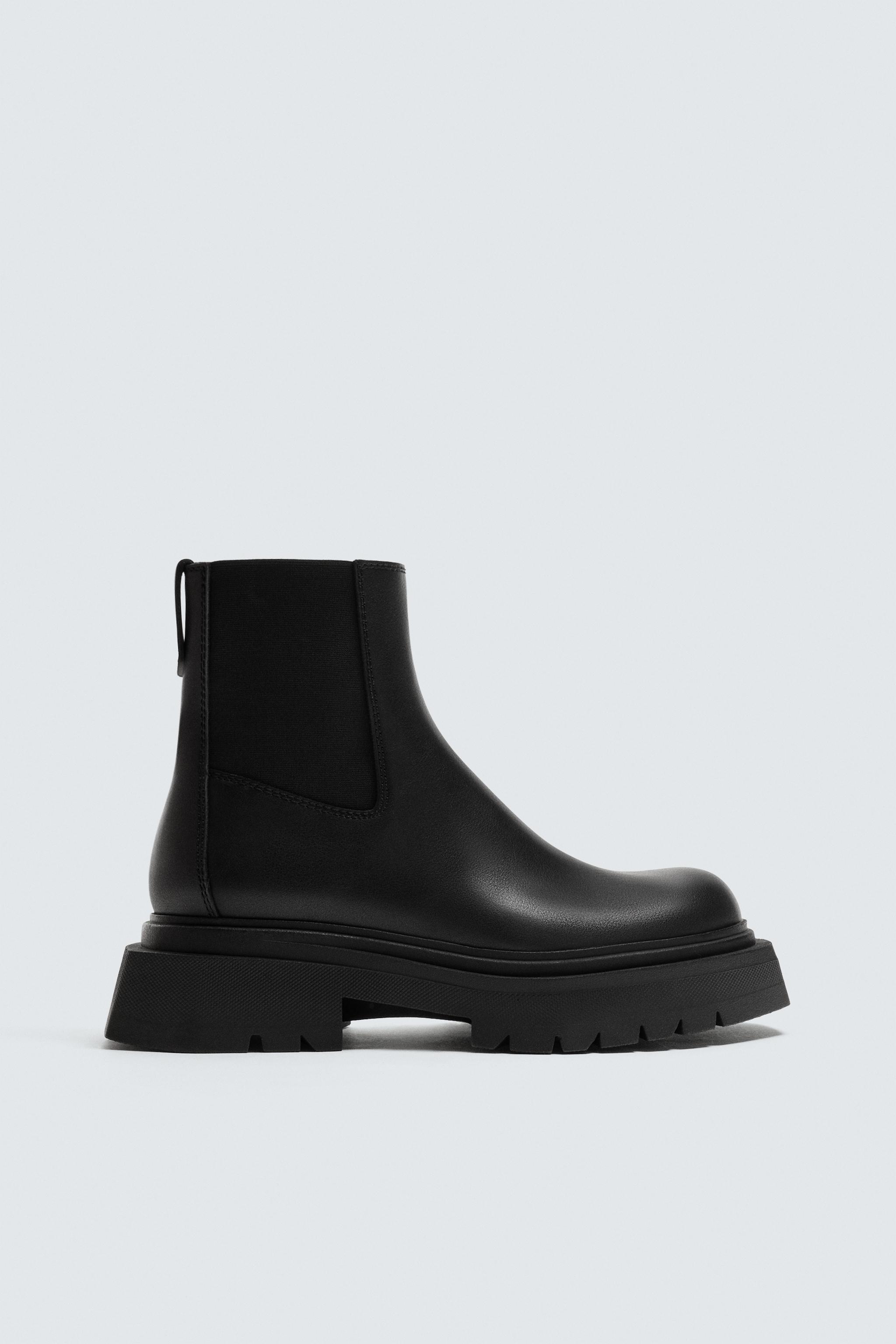 CHUNKY CHELSEA BOOTS - Black | ZARA South Africa