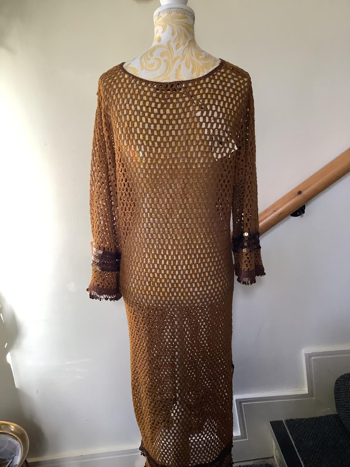 TEXTURED SEQUIN DRESS - Image 2