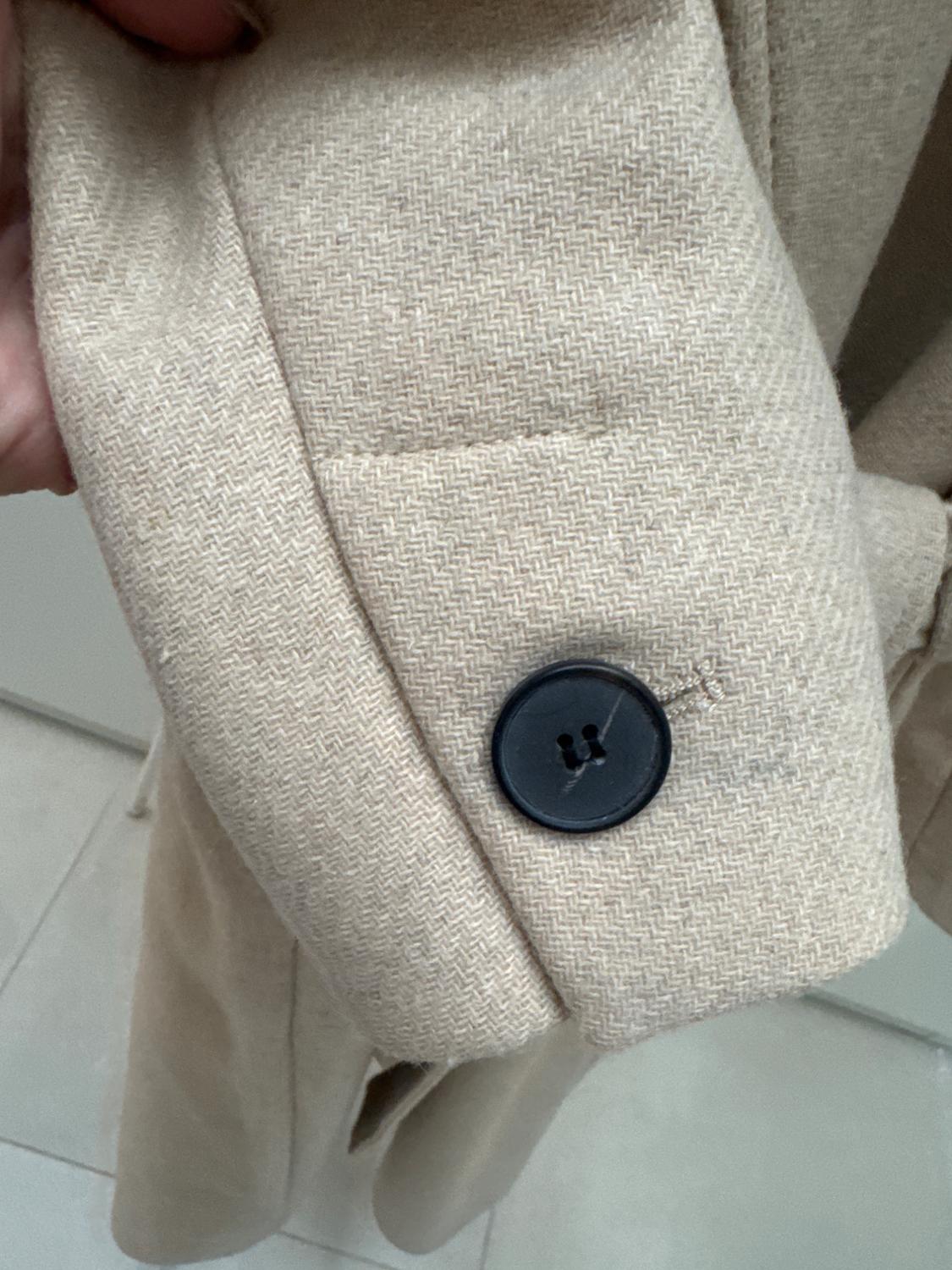 LONGLINE BELTED WOOL BLEND COAT - Image 4