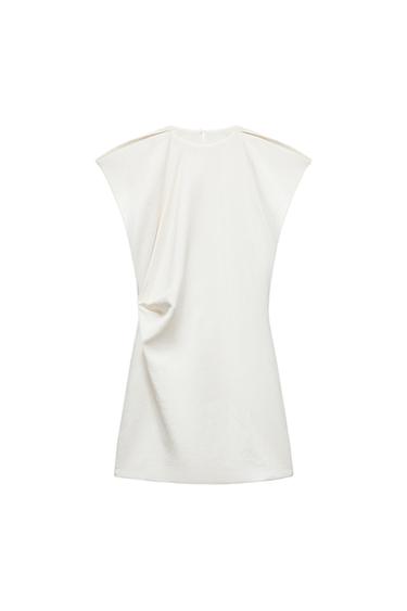 SHORT DRAPED DRESS - CIRC X ZARA