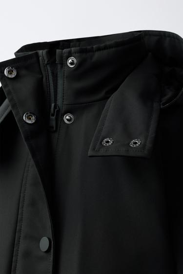 QUILTED PARKA - Black by Zara - Image 4