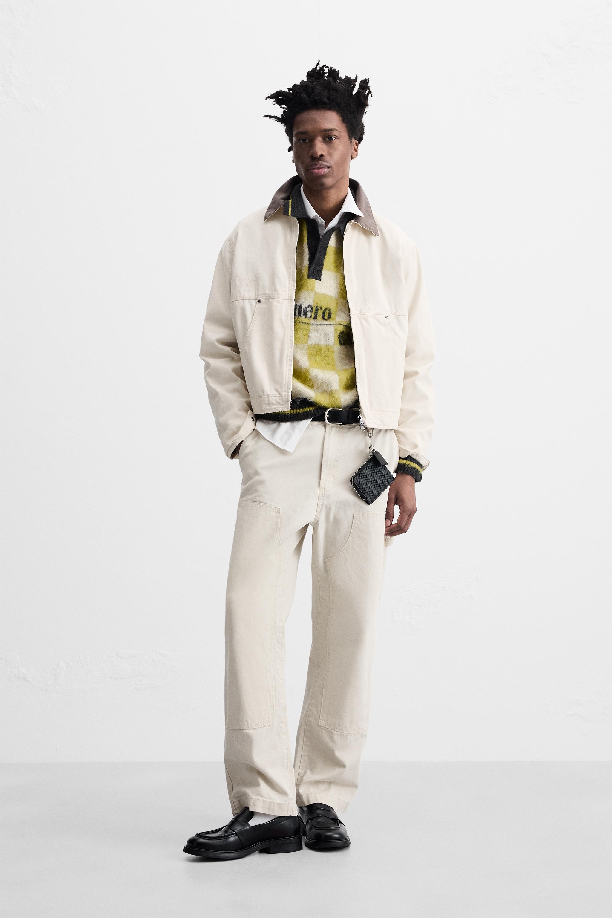 PAINT SPLATTER JACKET - Oyster-white | ZARA Australia