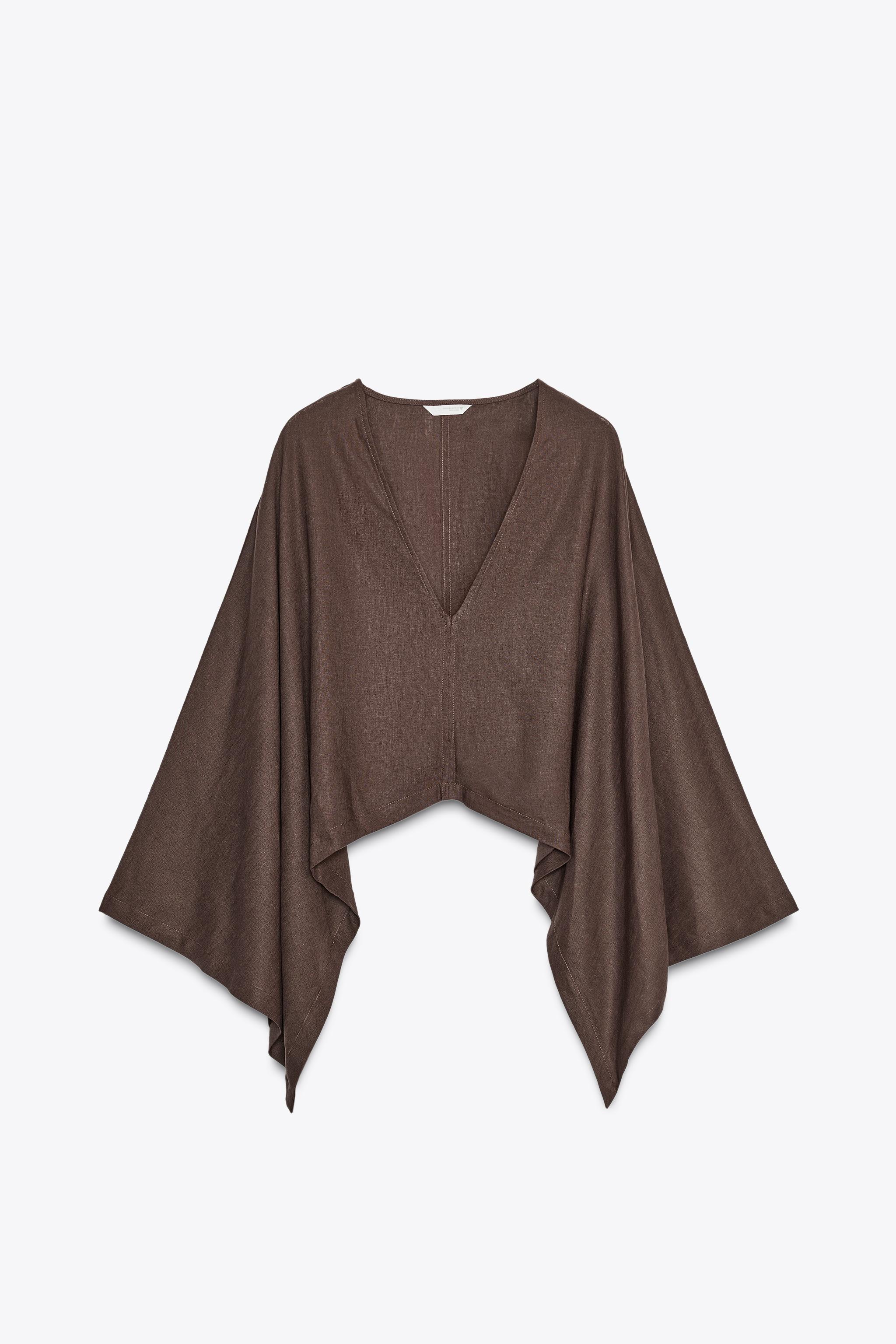 ASYMMETRIC CAPE KIMONO