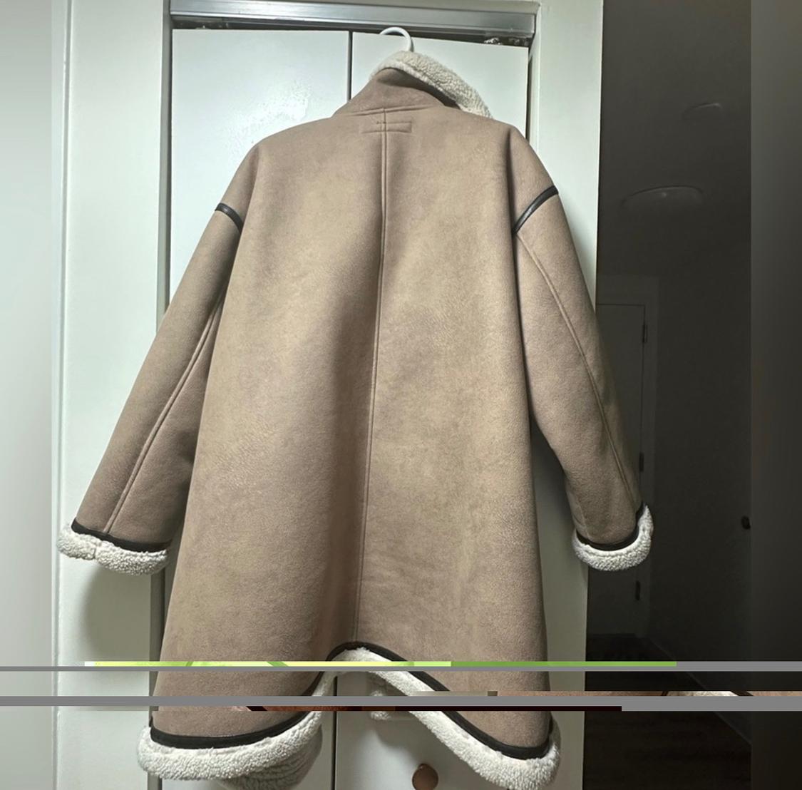 BUTTONED DOUBLE FACED COAT - Image 2