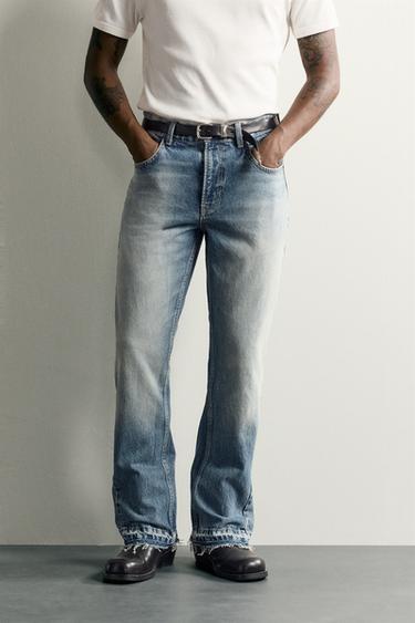 TEXANS FLARE FIT - Blau mitjà de Zara