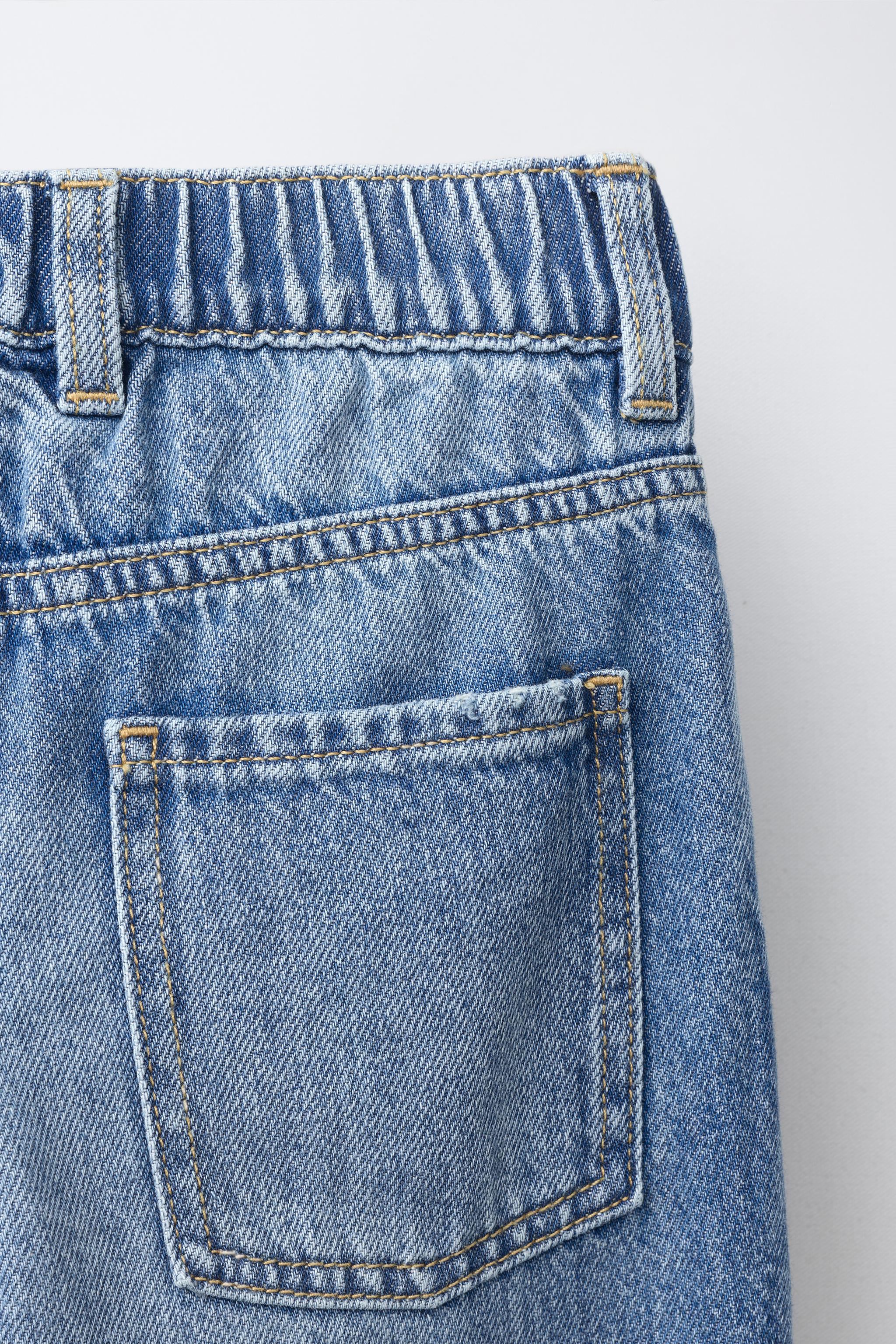 バギーフィットデニムパンツ - ミディアムブルー | ZARA Japan / 日本