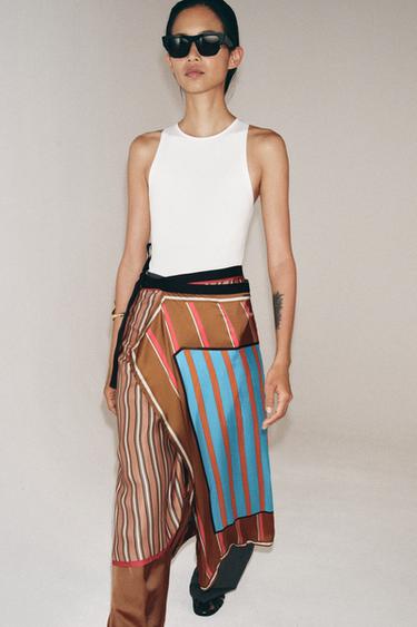 ЖОЛАҚТЫ ПАРЕО ОРАМАЛЫ - Түрлі-түсті Zara компаниясынан