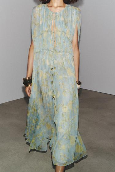 ZW COLLECTION PRINTED DRESS - Printed by Zara - Image 3