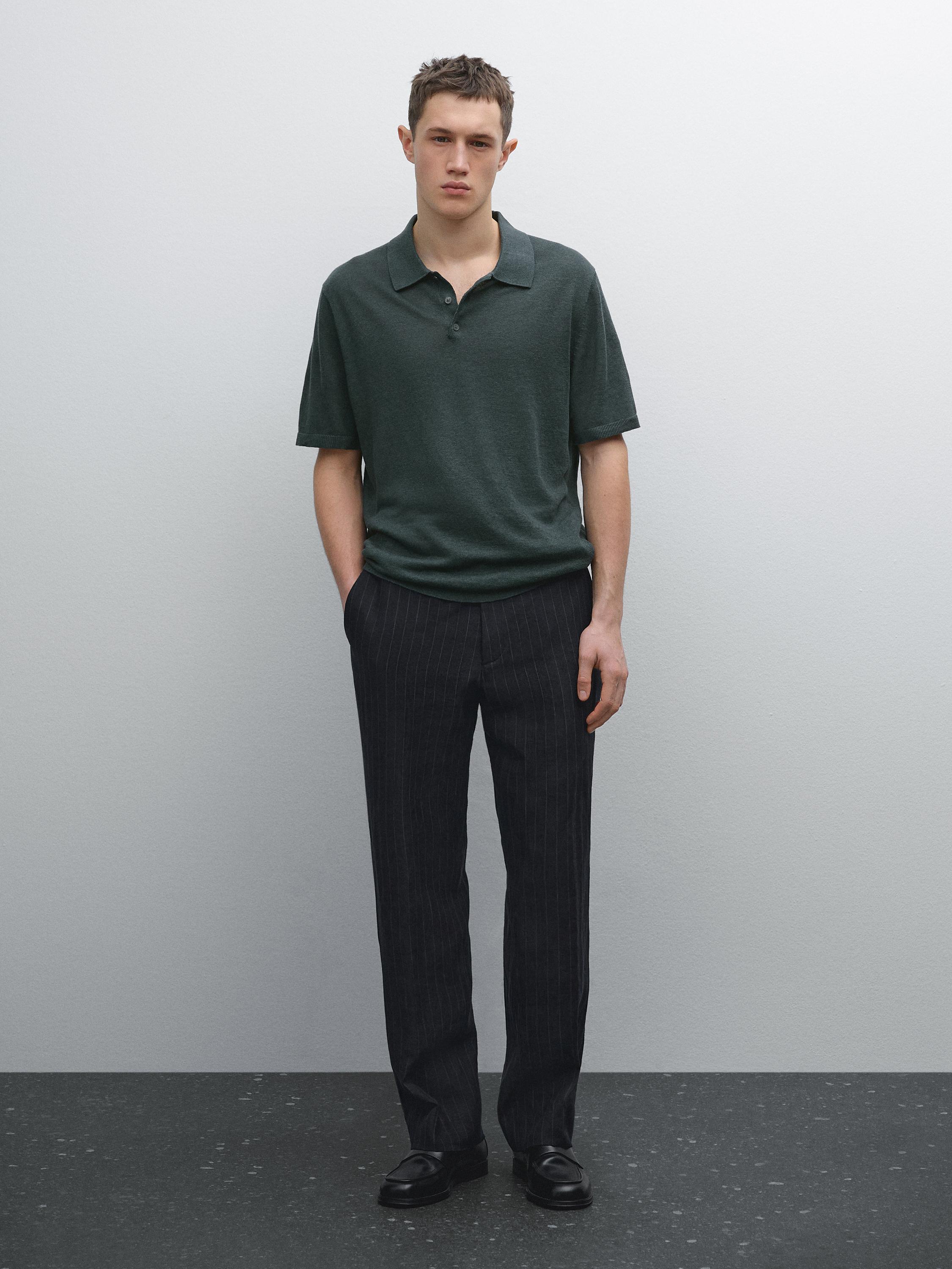 MOHAIR KNIT POLO
