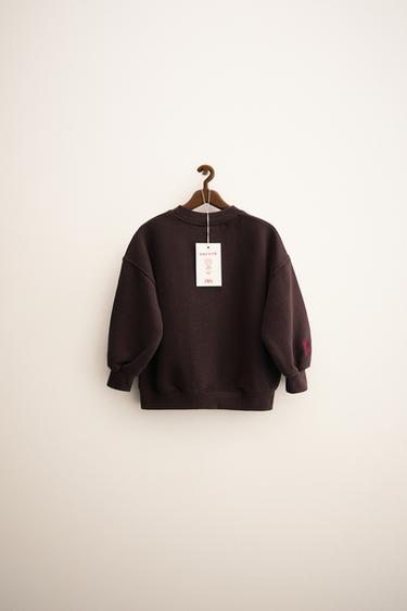 ZARA TIMELESS - SUDADERA BORDADOS ORFAYO © - Marrón de Zara