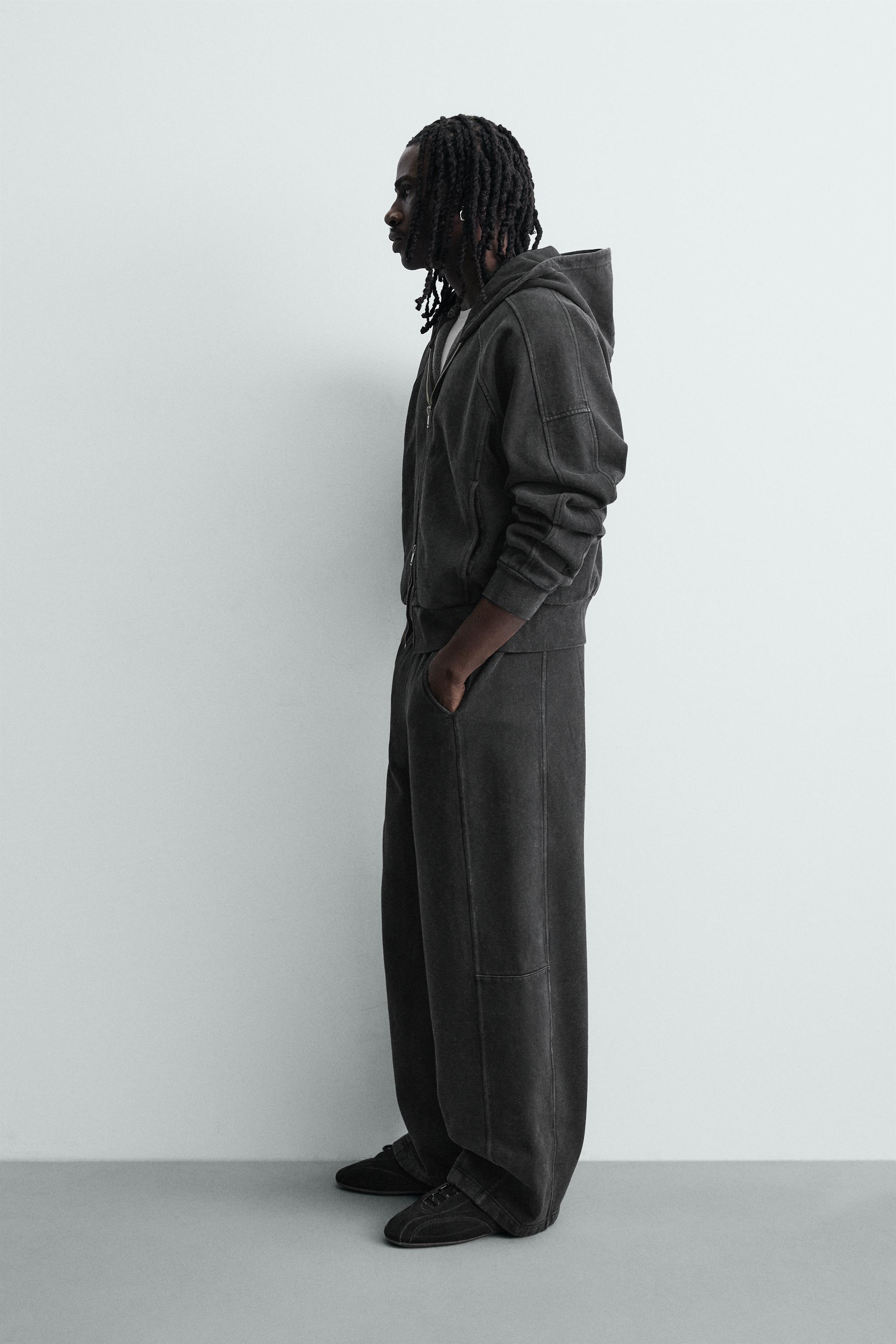 PANTALON JOGGER COUPE BALLON DÉLAVÉ