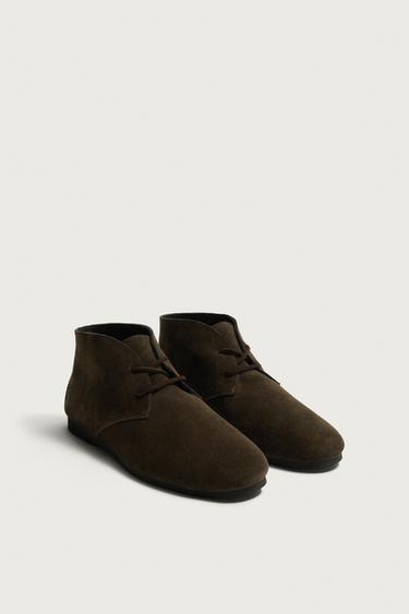 LEREN ENKELLAARZEN AARON LEVINE X ZARA - Bruin van Zara