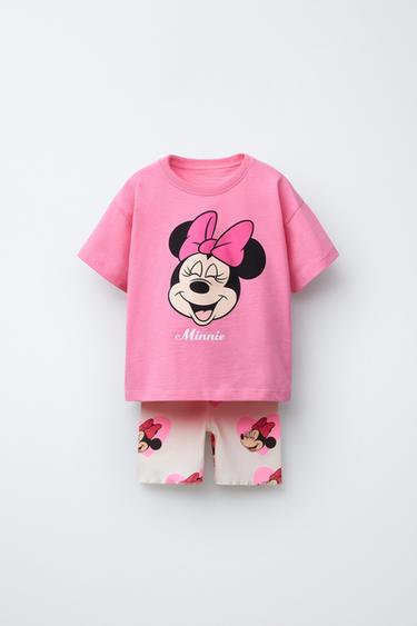 CONJUNTO JOGGING CAMISETA Y LEGGING CICLISTA MINNIE MOUSE © DISNEY - Rosa de Zara