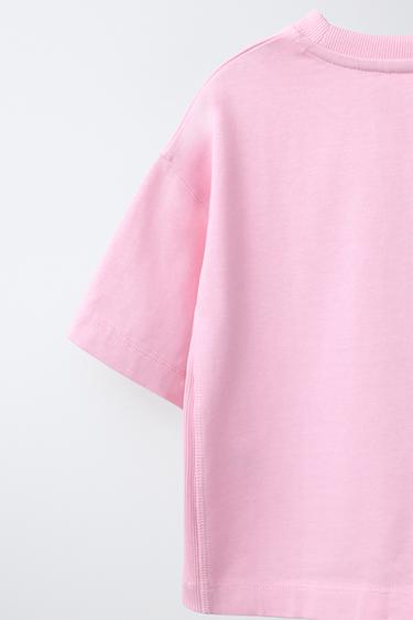 PLAIN HEAVY JERSEY T-SHIRT - Pink by Zara - Image 3