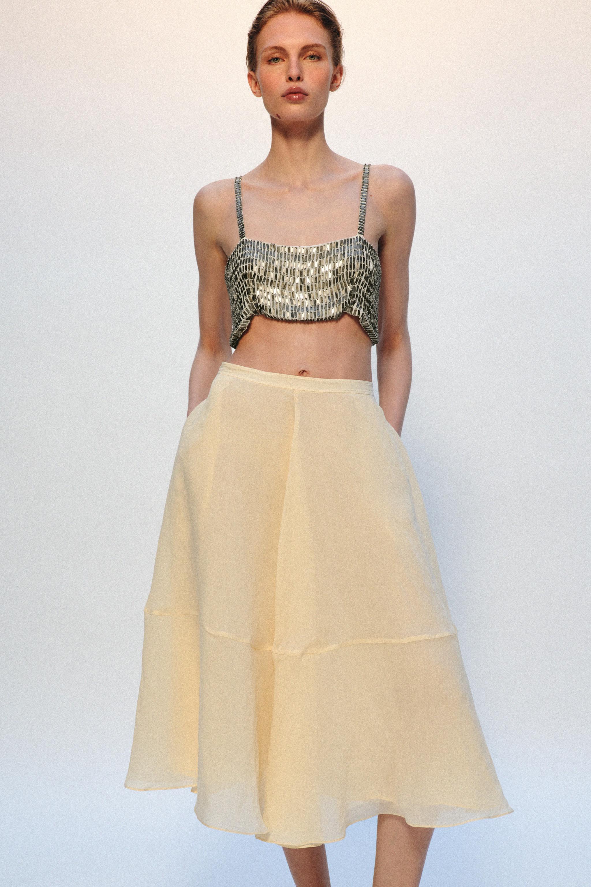 ZARA BASIC ロングスカート Women's Maxi Skirts | ZARA United States
