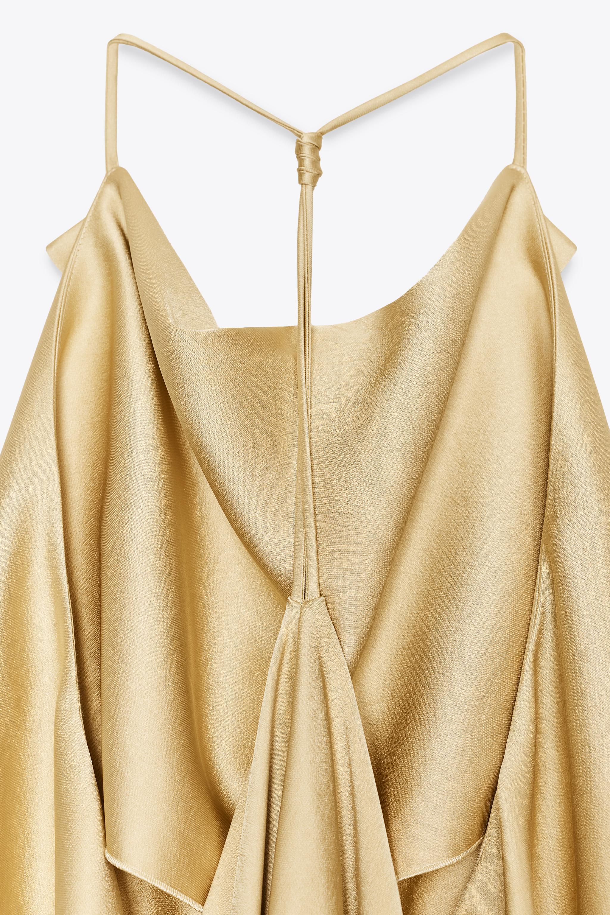 ZW COLLECTION SATIN HALTER TOP