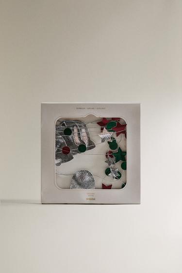 METALLIC PAPER CHRISTMAS GARLAND - Multicoloured by Zara - Image 3
