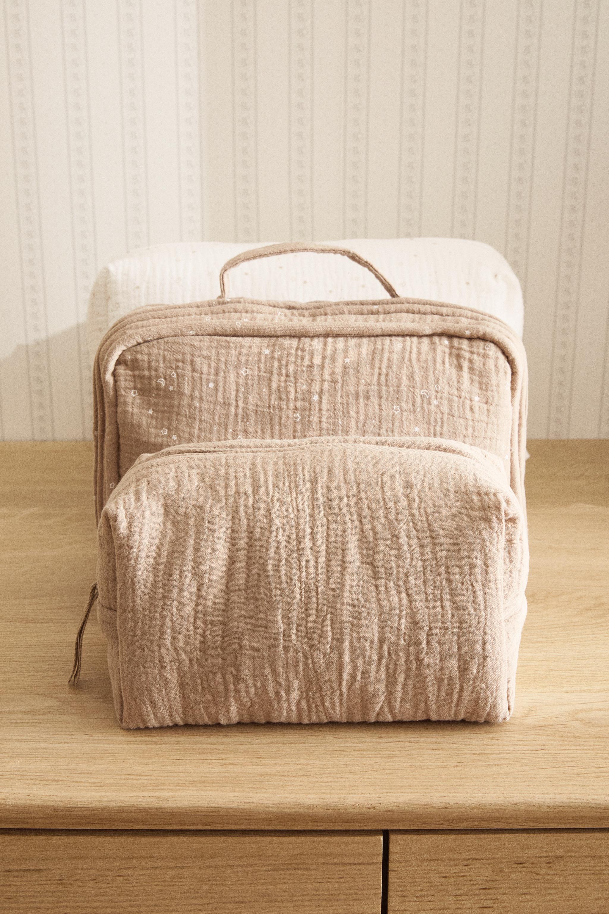 Zara KIDS' RATTAN HOUSE BASKET