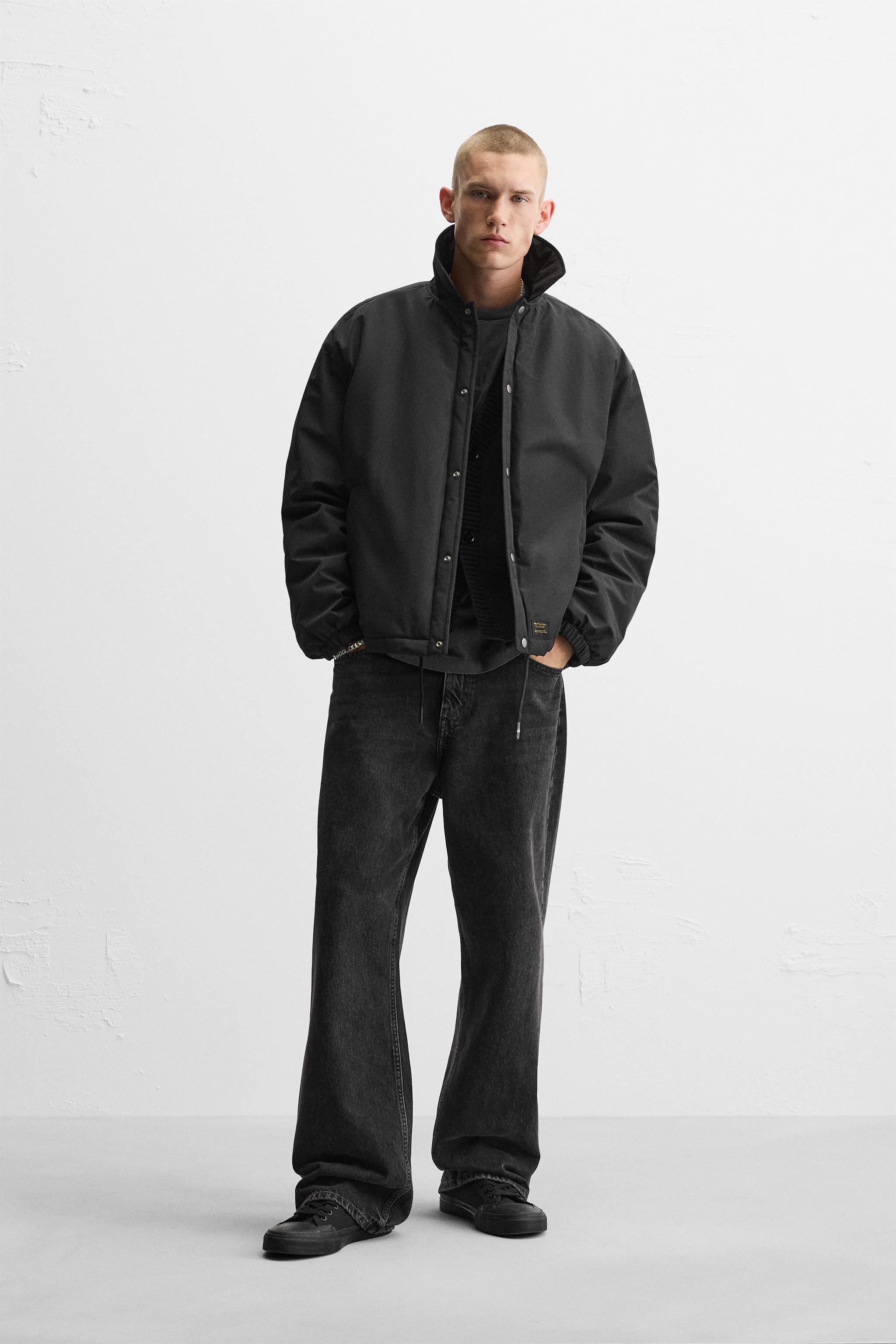 Zara wind jacket men's sale