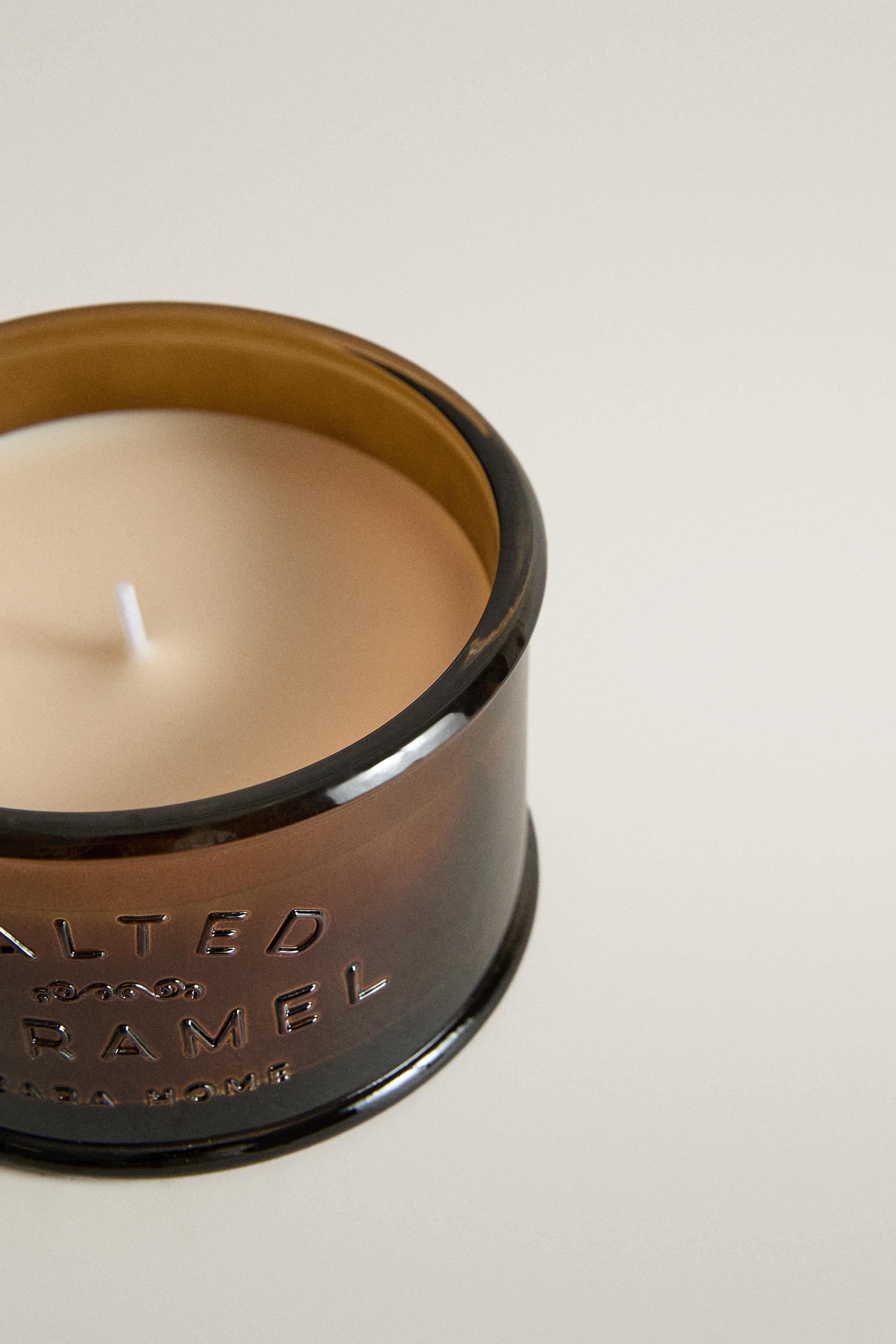 G) SALTED CARAMEL SCENTED CANDLE