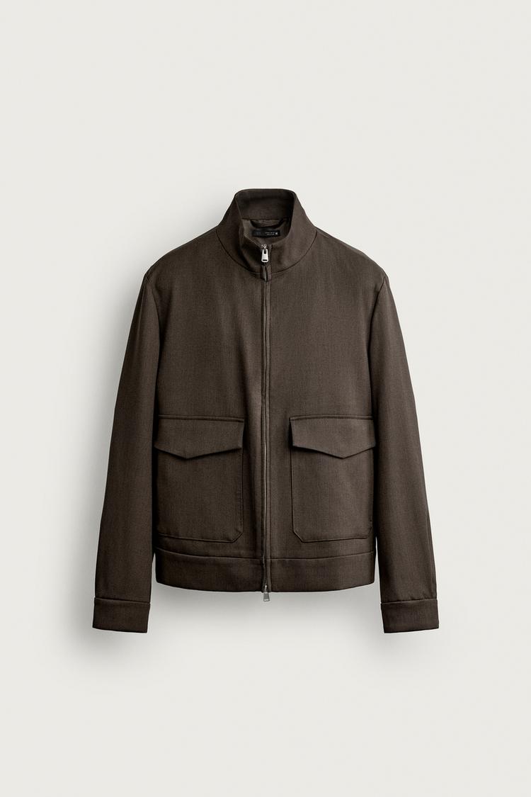 Sobrecamisa regular fit cremallera
