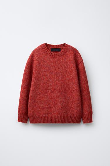 Zara KNIT JUMPER - Orange
