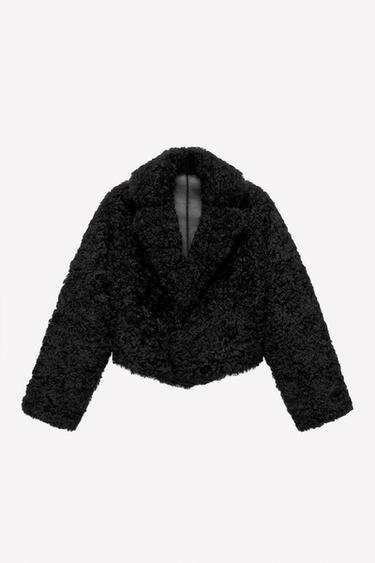 CAÇADORA EFECTE PELL DOBLE FAÇ REVERSIBLE LUDOVIC DE SAINT SERNIN x ZARA - Negre de Zara