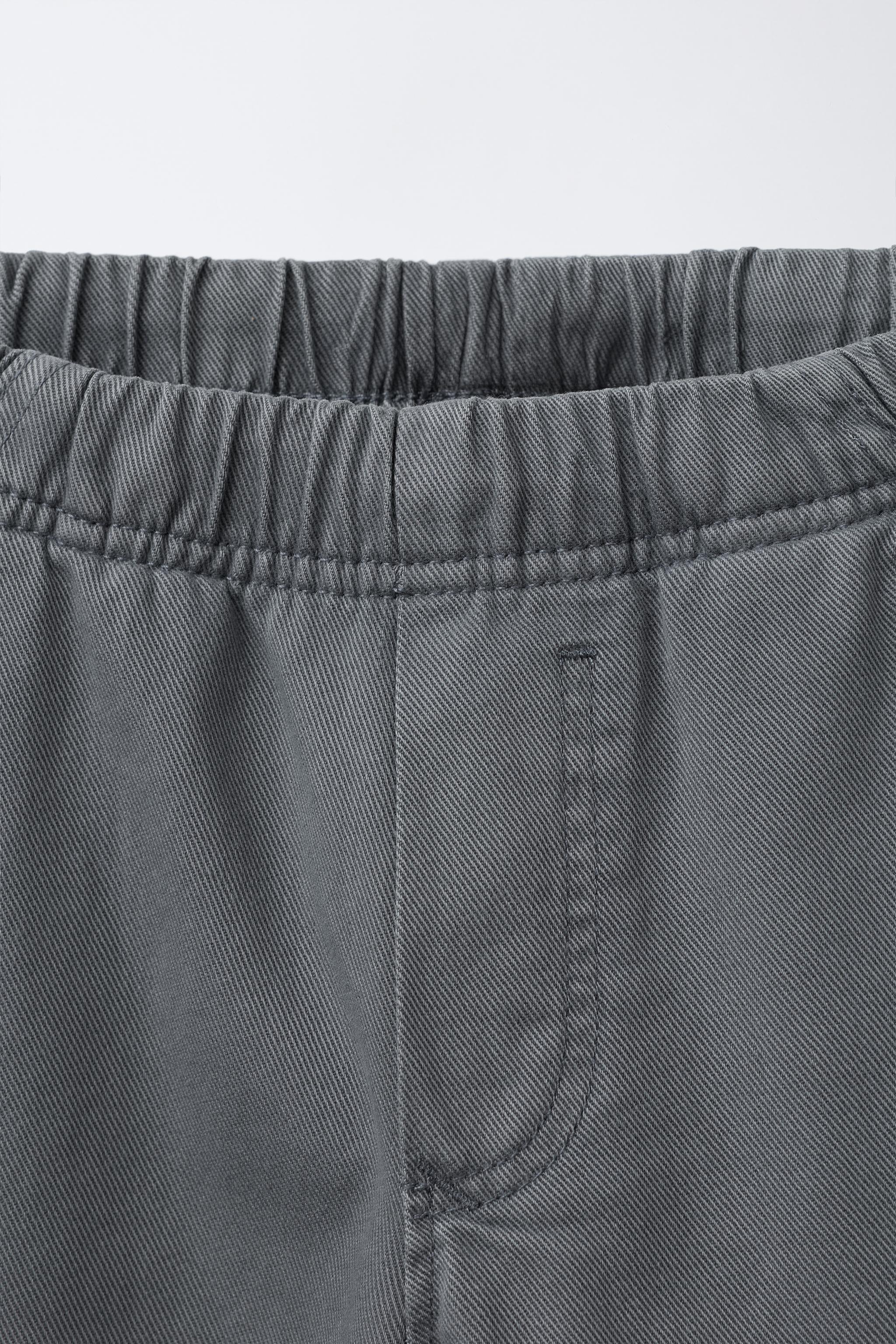 TWILL CARGO PANTS - Blue / Gray | ZARA United States