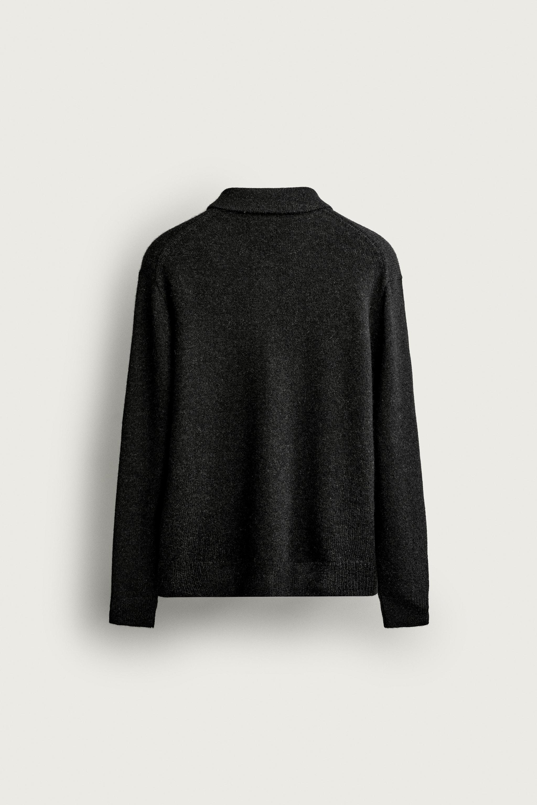 WOOL-YAK KNIT OVERSHIRT - Gray marl | ZARA United States