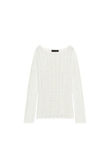TEXTURED KNIT SWEATER