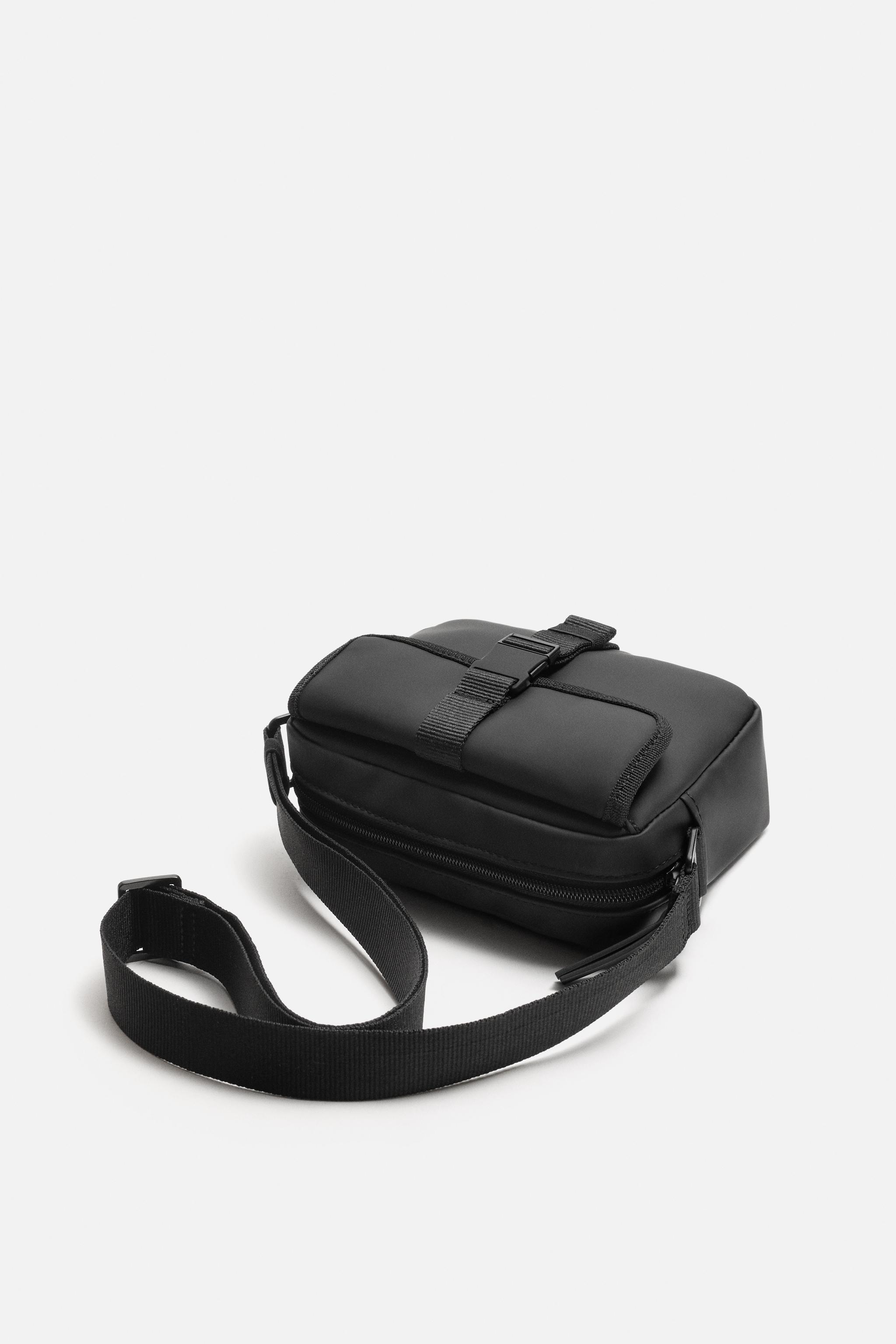 大特価!! RUBBERIZED CROSSBODY BAG - Khaki Green | ZARA United States バッグ