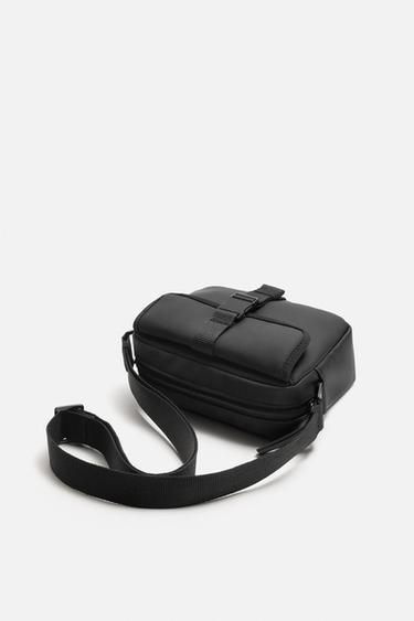 SAC BANDOULIÈRE EFFET GOMME - Noir de Zara - Image 3