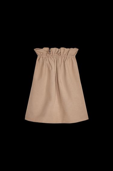 Zara STRAPLESS TOP - Light brown - Image 0