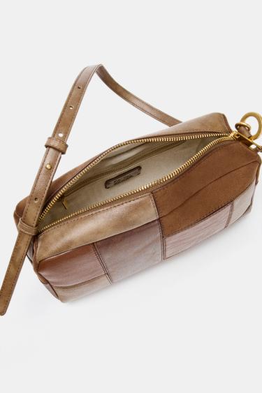 SAC PORTÉ ÉPAULE PATCHWORK - Multicolore de Zara - Image 4