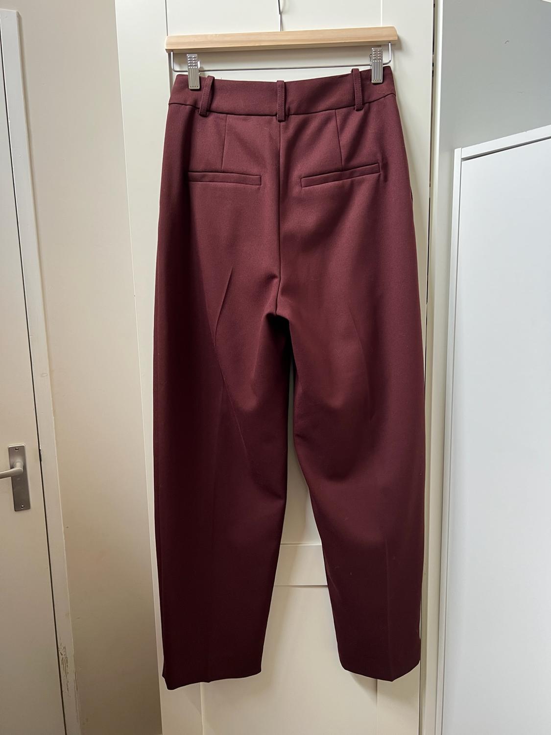 ZW COLLECTION WIDE-LEG DARTED TROUSERS - Image 4